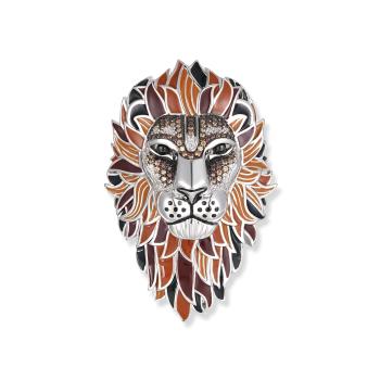 Arthur Löwen Anhänger / Brosche